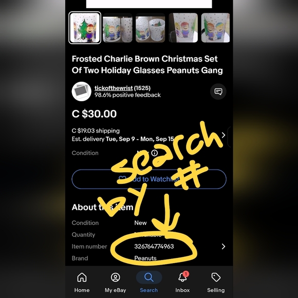 Frosted Glass Peanuts CHARLIE BROWN Christmas Tree Snoopy Lucy etc Caroling - Picture 6 of 6